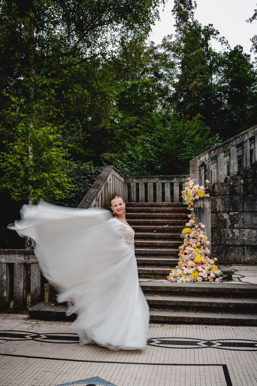 White Wedding Portrait